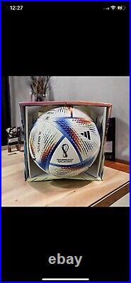 Adidas FIFA WORLD CUP Qatar 2022 AL RIHLA OFFICIAL MATCH BALL PRO Size 5 New