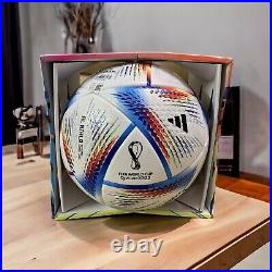 Adidas FIFA WORLD CUP Qatar 2022 AL RIHLA OFFICIAL MATCH BALL Size 5 Original
