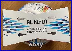 Adidas FIFA World Cup 2022 Official Match Ball Al Rihla Pro White/Panton New