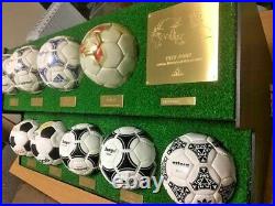 Adidas FIFA World Cup Soccer Memorial Mini Ball Set 1970 2018 Very Rare F/S N0
