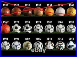 Adidas FIFA World Cup Soccer Memorial Mini Ball Set 1970 2018 Very Rare F/S N0