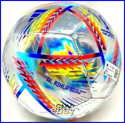 Adidas FiFa Al Rihla World Cup Hologram Ball Qatar 2022 Official Size 5 H57799