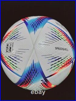 Adidas Fifa World Cup Qatar 2022 Al Rihla Speedshell Official Match Ball Size 5