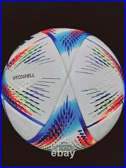 Adidas Fifa World Cup Qatar 2022 Al Rihla Speedshell Official Match Ball Size 5