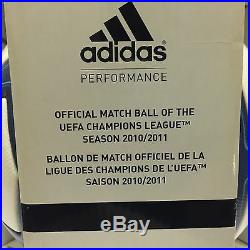 Adidas Finale 10 Champions League Match Soccer Ball Size 5