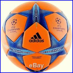 Adidas Finale 2015 Winter Official Match Soccer Ball Bright Orange/bright Cyan/