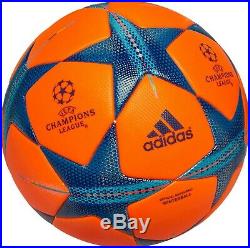 Adidas Finale 2015 Winter Official Match Soccer Ball Bright Orange/bright Cyan/