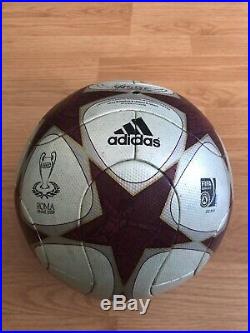 Adidas Finale Rome 2009 UEFA Champions League Official Match Ball Lightly Used