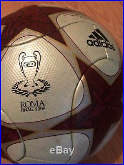 Adidas Finale Rome 2009 UEFA Champions League Official Match Ball Used
