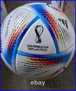 Adidas Football Al Rihl FIFA World Cup Qatar 2022 Match Ball Size 5 H57783