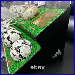 Adidas Historical FIFA World Cup Designs Official Mini Ball Set of 9 Case Rare