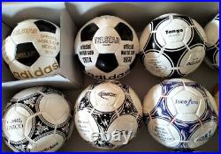 Adidas Historical Mini Ball Set Of 14 Pcs Fifa World Cup 1970 To 2022 Size 1