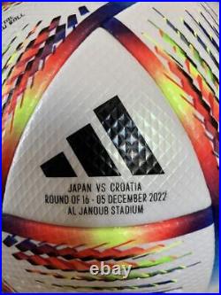 Adidas Japan v Croatia Official Match Ball with Matchday Mark Soccer Ball japan