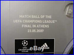 Adidas Matchball Finale 7 Athens Champions League mit Box Teamgeist Ball RAR