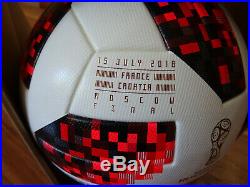 Adidas Matchball Telstar OMB Finale Ball Soccer France Croatia with print