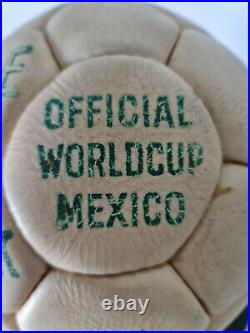 Adidas Official Ball Worldcup Mexico Fifa Chile Durlast 1970 Made In France