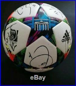 Adidas Official Match Ball 2015 Champions League Signed Barcelona Messi Neymar