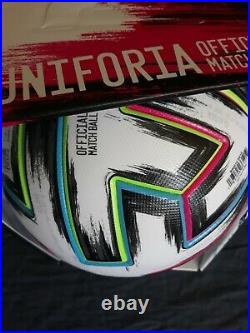 Adidas Official Match Ball Size 5 Uniforia Uero2020 Fh7362 $165 New With Box