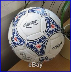 Adidas Questra Europa 1996. Euro 1996. Balón Questra Europa 1996 Eurocopa