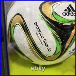 Adidas Soccer Ball Size No. 5 FIFA World Cup Brasil Brazuca Final Rio with Box
