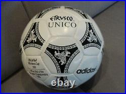 Adidas Spielball Etrusco Unico WM 1990 Italien EM 1992 Schweden Made in Pakistan