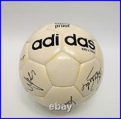 Adidas Super Chile Durlast 1978 Fussball matchball / signiert Nationalmannschaft