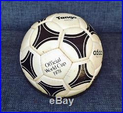 Adidas Tango Durlast 1978 official world cup ball matchball 40 Jahre alt