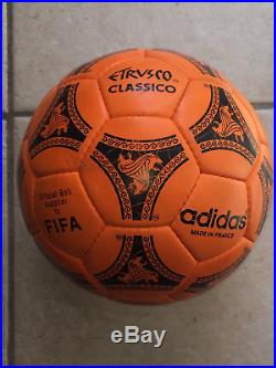 Adidas Tango Etrusco Classico 1990 World cup ball Orange Made in France