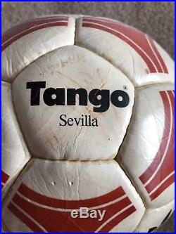 Adidas Tango SEVILLA 1984 MATCHBALL Olympic Games Football Made In France RARE