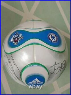 Adidas Teamgeist 2006 2007 MLS Official Soccer Match Ball Signed by Chelsea Team