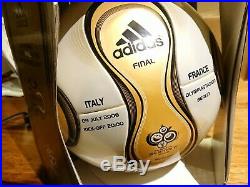 Adidas Teamgeist Final Berlin WM World Cup 2006 OMB Matchball KICK-OFF Imprint