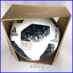 Adidas Telstar 18 FIFA World Cup Soccer Official Match Ball CE8083 Authentic