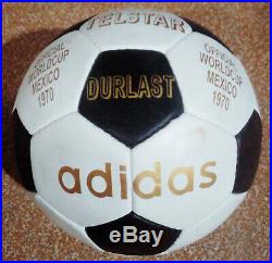 Adidas Telstar Durlast 1970 Mexico FIFA Worldcup Official Soccer Match Ball