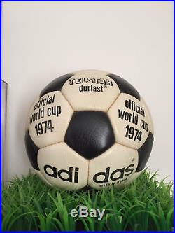Adidas Telstar durlast official world cup 1974 Made in France with box