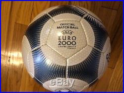 Adidas Terrestra Silverstream UEFA EURO 2000 Ball NEW FIFA Footgolf Jabulani