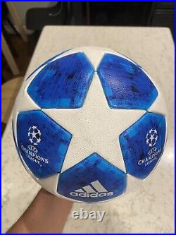 Adidas UEFA Champions League 2018-2019 Finale Official Match Ball White/Blue