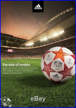 Adidas UEFA Champions League Final 2011 Wembley Finale Official Match Ball
