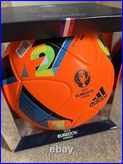 Adidas UEFA Euro 2016 France Official Match Ball Soccer Football Winter Beau Jeu