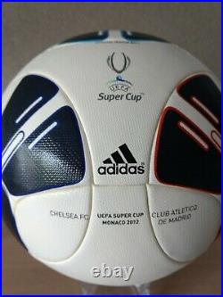 Adidas UEFA Super Cup Monaco 2012 matchball imprint Chelsea Atletico de Madrid