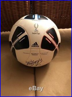 Adidas UEFA Super Cup OMB Monaco 12 mit Imprint & Autogramm