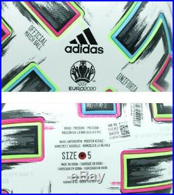 Adidas UNIFORIA PRO Euro2020 Official Match Soccer Ball White FH7362 Size 5