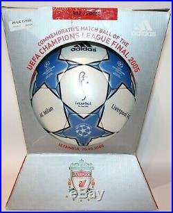 Adidas Uefa Champions League Finale 5 Istanbul 2004/05/06 Match Ball With Print
