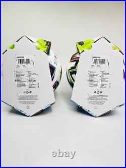 Adidas Uniforia Pro Euro2020 Official Match Soccer Ball Size 5 FH3762 Lot Of 2