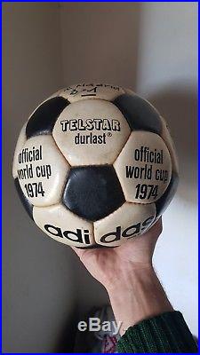 Adidas Vintage Telstar Official Match Ball World Cup 1974 Tango France Rare