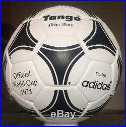 Adidas World Cup 1978 Tango Riverplate Leather Ball-Size 5-Soccerball