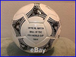 Adidas World Cup 1994 USA Questra Match Soccer ball Size 5 Brazil Ronaldo
