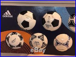 Adidas World Cup Historical Mini Ball Set Germany USA Spain R9 Maldini Jabulani