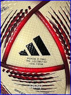 Adidas World Cup Qatar 2022 Final Match Ball Al Hilm Argentina vs France OMB