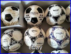 Adidas historical mini ball 14 pcs set 1970 to 2022 FIFA world cup
