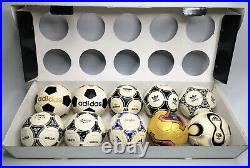 Adidas mini Bälle World Cup Historical Mini Matchball Set Design von 1970-2006